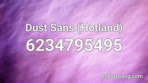 Sans image id / roblox: Dust Sans (Hotland) Roblox ID - Roblox music codes