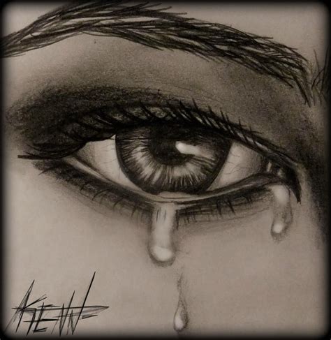 Eye Cry For You By Kenn Skogli Eye Eye Drawing Eyes Crying Eyes