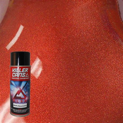Alsa Refinish 12 Oz Stylin Basecoats Radical Red Killer Cans Spray