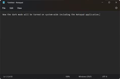 How To Enable Dark Mode In Notepad On Windows