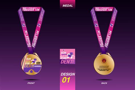 Concept Design Run Medal On Behance