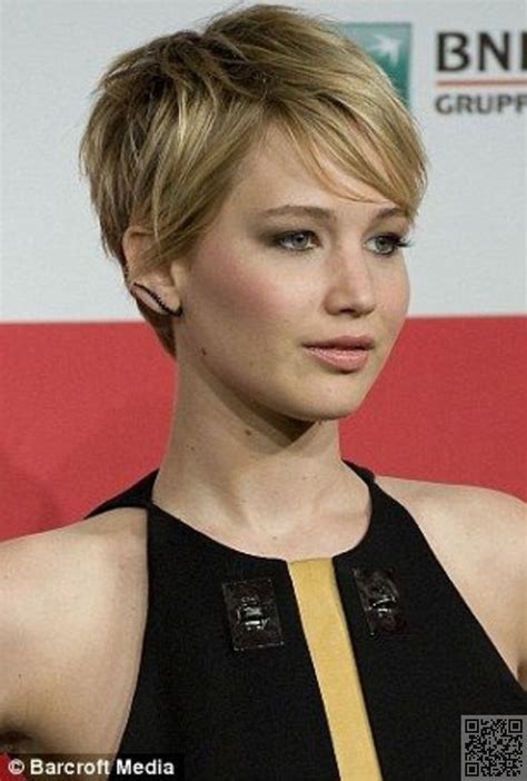 13 jennifer lawrence s pixie the long and short of it pixie cuts → hair pixie edgy