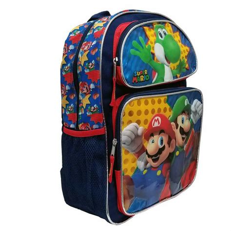 Licensed New Super Mario Bros Super Bowser Large Backpack 42935