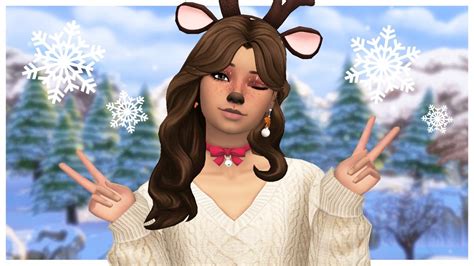 The Sims 4 Create A Sim Reindeer Collab W Cxpid Youtube