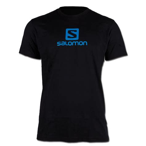 Salomon T Shirt Cotton Tee Black Salomon T Shirt Cotton Tee Black