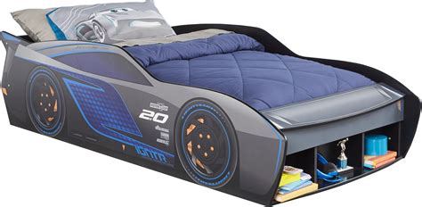 What to look for in toddler beds. Disney Cars Jackson Storm Blue 3 Pc Twin Car Bed | Car bed ...