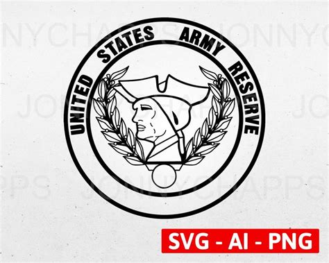 United States Army Reserve Military Reserves Seal Logo Digital Etsy