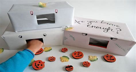 Halloween Feely Boxes Childrens Halloween Party Childrens Halloween