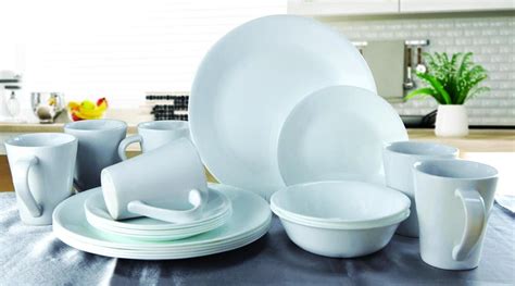 Corelle 24 Pc Winter Frost White Dinnerware Set