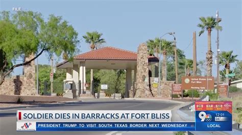 Soldier Dies In Barracks At Fort Bliss Youtube