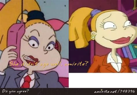 Charlotte Pickles From Rugrats And All Grown Up Did Not Age Well Amirite
