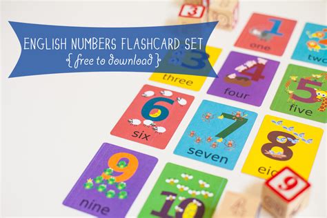 English Numbers Flashcard Printable Gus On The Go Language Learning