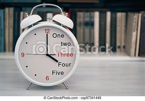 Time 4 Four Or 16 Sixteen Hours On A Desk Clock The Desktop Clock