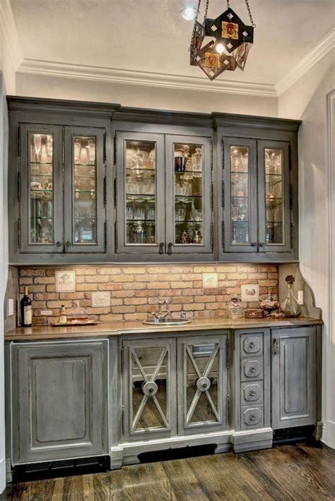 70 Amazing Farmhouse Gray Kitchen Cabinet Design Ideas 10