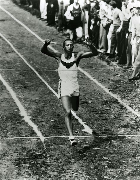 Jesse Owens Track And Field Athlete Gold Medalist At 1936 Berlin