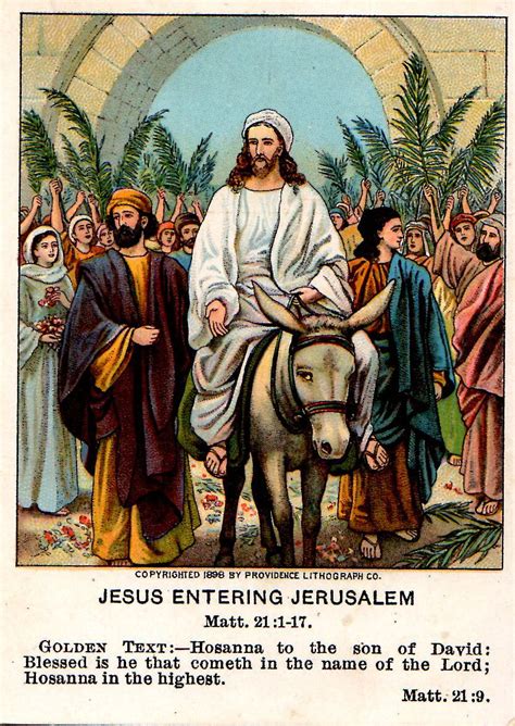 March 29 2015 Palm Sunday Marks Jesus Triumphal Entry Into Jerusalem