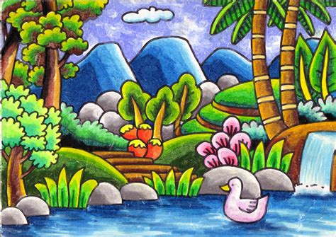 poster cintai alam sekitar | Gambar flora dan fauna, Lukisan, Seni