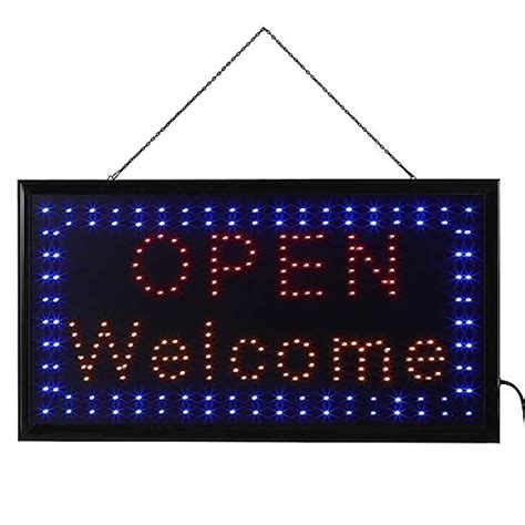 Led Sign Displayled Open Sign For Shop Window Display Illuminated