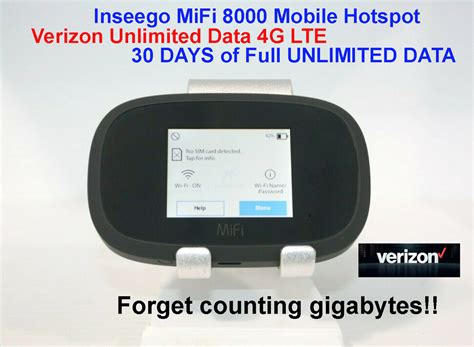 Inseego Mifi 8000 Mobile Hotspotn Unlimited Hotspot And Television