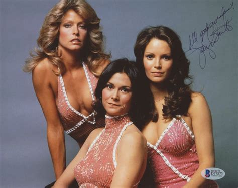 Jaclyn Smith Signed Charlies Angels 8x10 Photo Inscribed All Good Wishes Beckett Coa