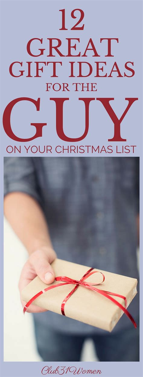 12 Great Gift Ideas for the Guy {On Your Christmas List ...