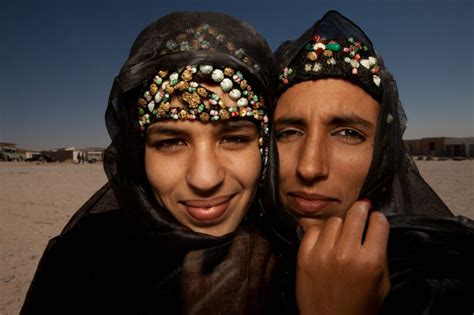 Saharawi Inhabitants Of The Desert