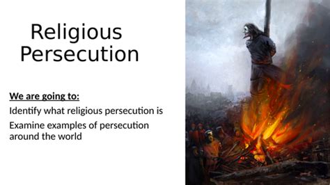 Religious Persecution Teaching Resources