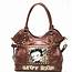 Betty Boop Leather Shoulder Purse  Brown