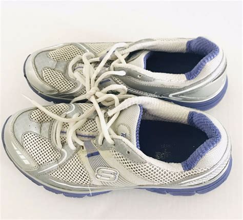 Skechers Ready Set Tone Ups Fitness Womens Size 75 White Sneakers Lace