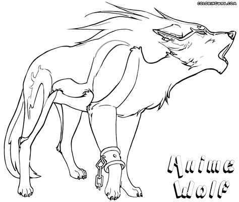 Anime wolf coloring pages | Coloring pages to download and print