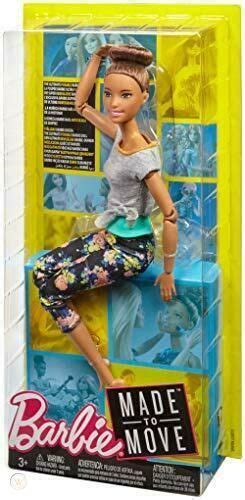 Barbie Made To Move 11 Doll 22 Flexible Joints Creative Pose Floral