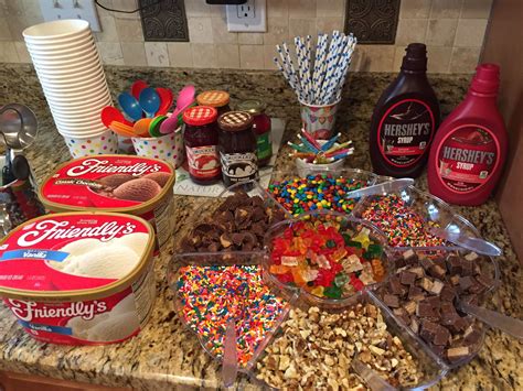 Sundae Bar For Make Your Own Sundae Party Funsweet16partyideas