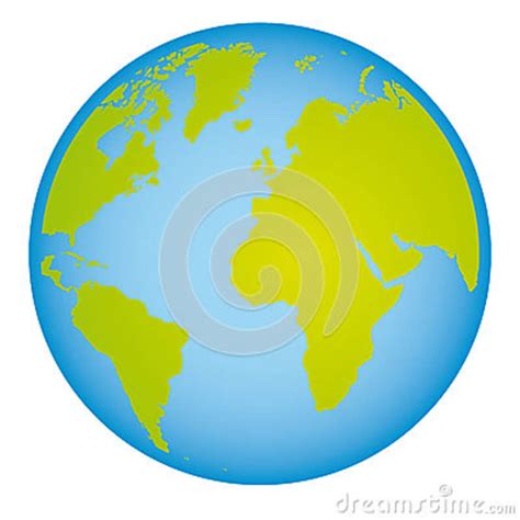 Mapa Del Mundo Colorido De La Tierra Con Los Continentes En 3d Stock De
