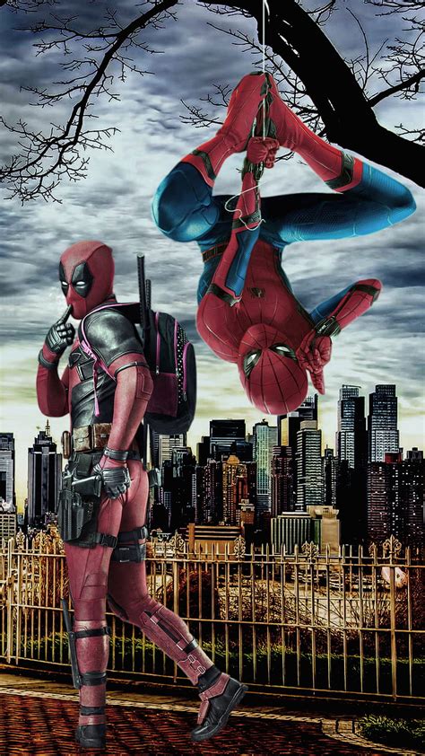 Discover 83 Deadpool And Spiderman Wallpaper Vn