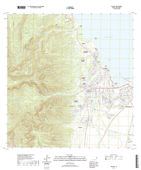 Mytopo Wailuku Hawaii Usgs Quad Topo Map