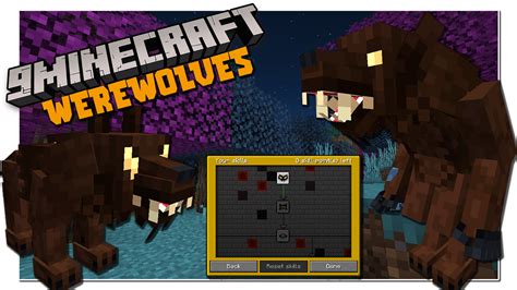 Werewolves Mod 1sixteen5 Transformation Addon Minecraft Fan
