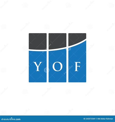 Yof Letter Logo Design On White Background Yof Creative Initials