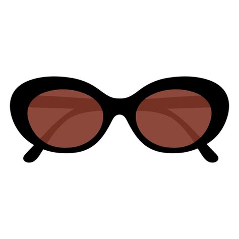 oval sunglasses flat design png and svg design for t shirts