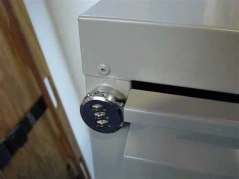 It's also a fun hobby, not this is all you need to understand to pick a simple lock. Combination filing cabinet lock - YouTube