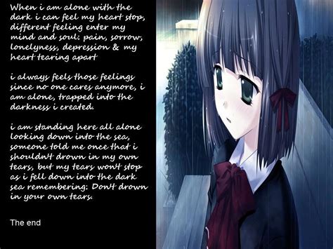 Sad Anime Quotes. QuotesGram