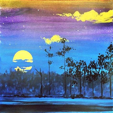Find Your Next Paint Night Muse Paintbar Painting Sunset Painting
