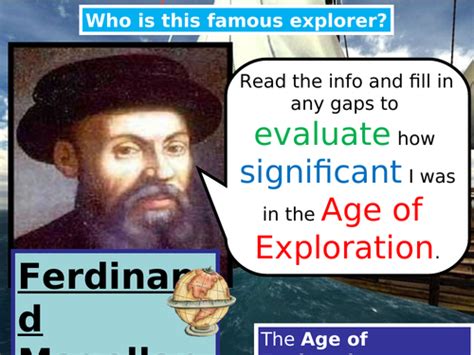 Age Of Exploration Ferdinand Magellan Teaching Resources