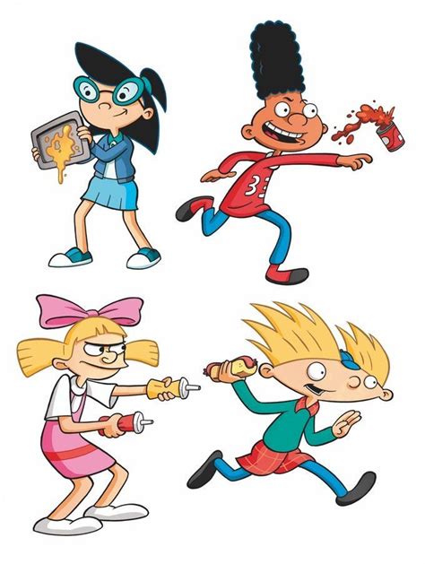 A New Design For Arnold Helga Gerald And Phoebe Hey Arnold Arnold And Helga Arnold