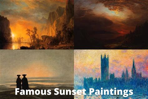13 Most Famous Sunset Paintings Artst