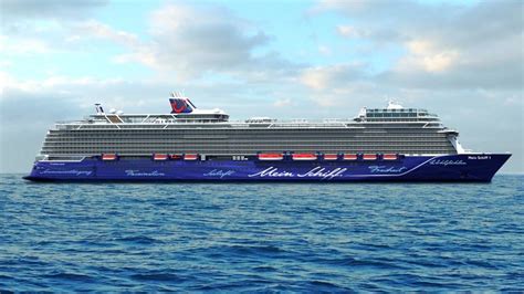 jungfernfahrt und taufreise der neuen mein schiff 1