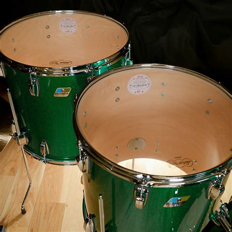 Ludwig Classic Maple 14161826 4pc Zep Drum Kit Green