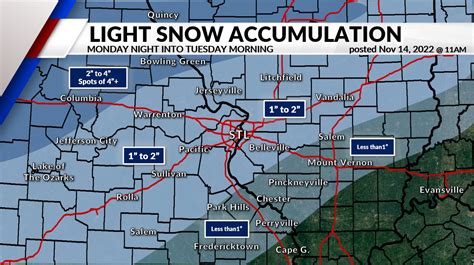 Forecast When And Where St Louis Snow Should Fall Fm Fm