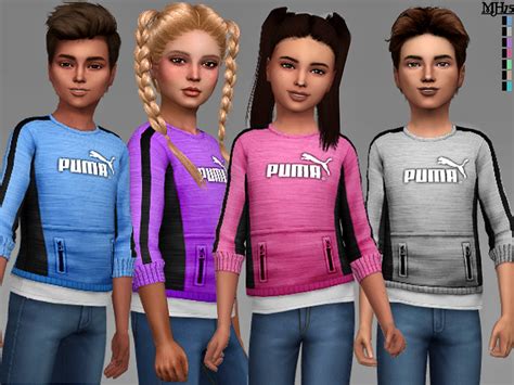 The Sims Resource S4 Athletic Puma Top Cfcm