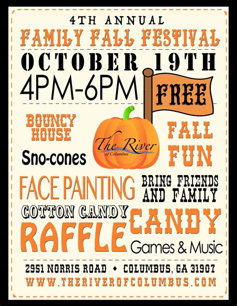 Fall Festival Flyer Template Unique Halloween And Fall Festivals Archives