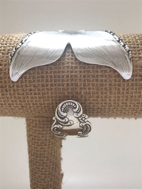 Extra Large Sterling Silver Mermaid Tail Spoon Bracelet